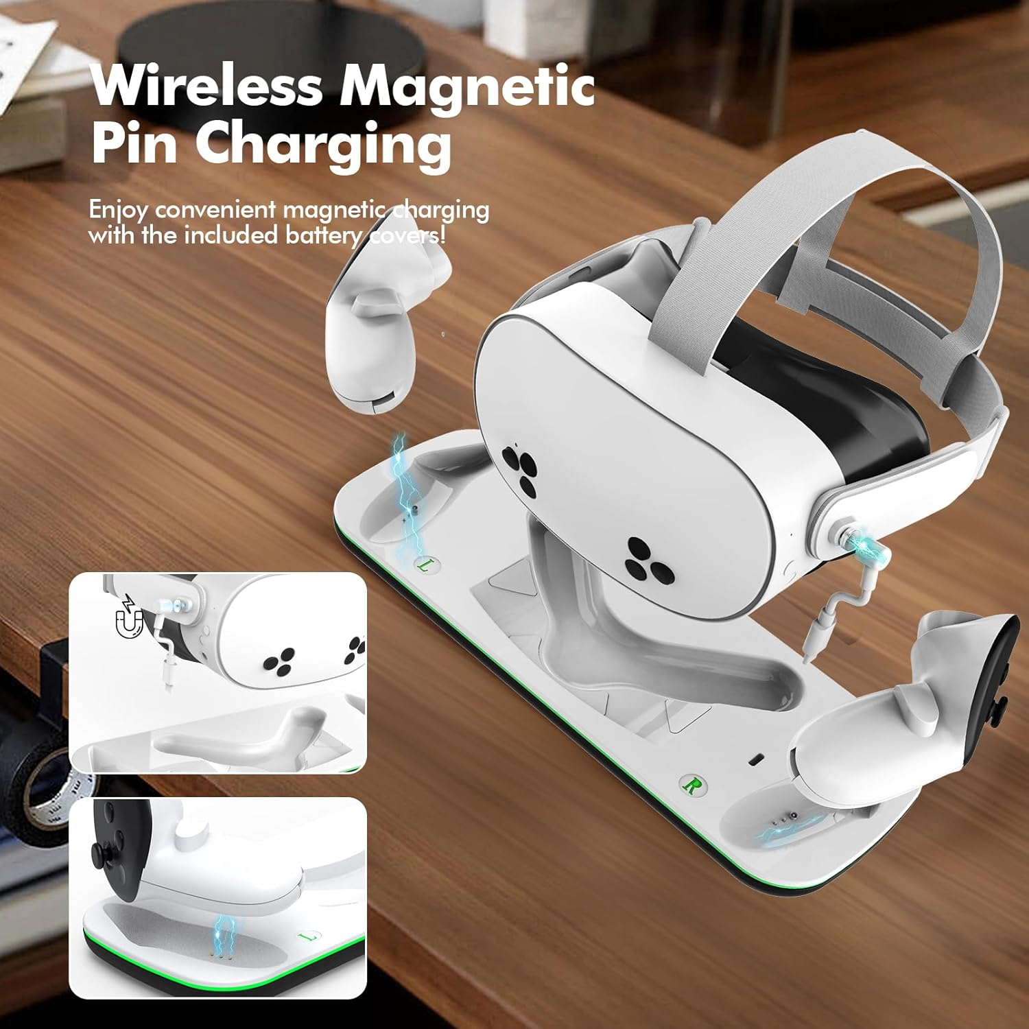 Dobe TY-3868 Charging Dock Compatible with Meta Oculus Quest 3/3S Dobe TY-3868 Charging Dock Compatible with Meta Oculus Quest 3/3S